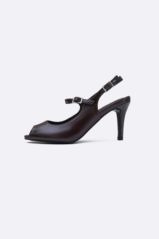 COFFEE MAEVE PEEP HEELS