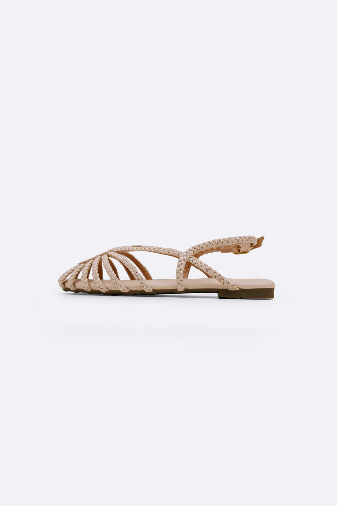 OFF WHITE RIVIERA BRAID SANDALS