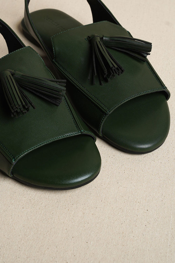 GREEN SUMMER PORT SANDALS