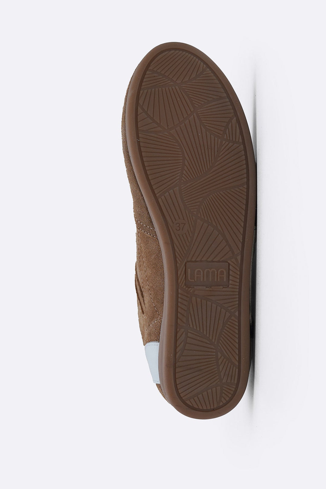 BEIGE LEATHER 2-LACE SNEAKERS