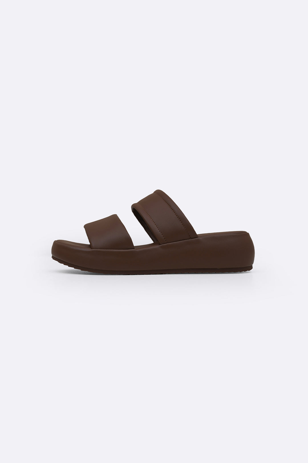 BROWN MARSHMALLOW MAMA SLIDES