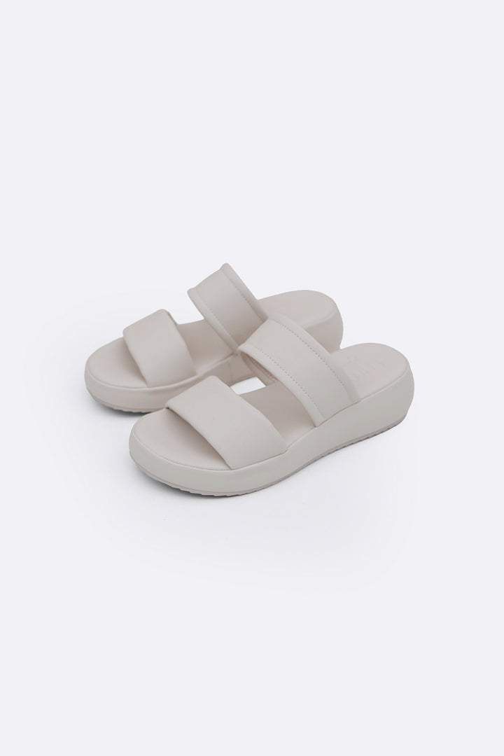 LIGHT BEIGE CLOUD MAMA SLIDES