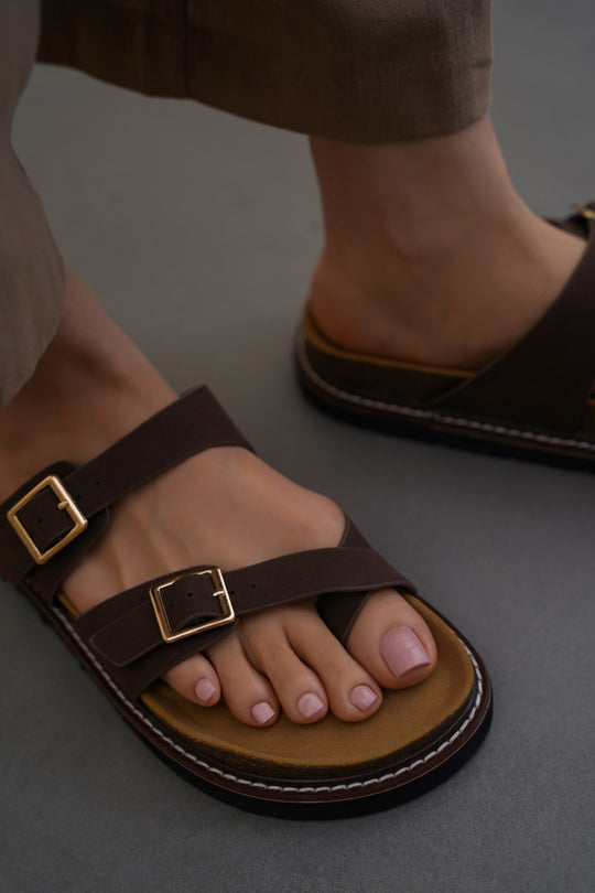 ATHENS BUCKLE SLIDES