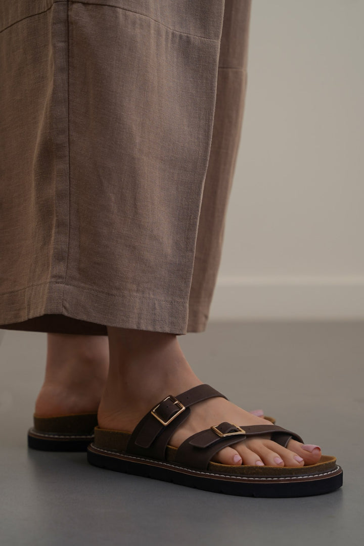 ATHENS BUCKLE SLIDES