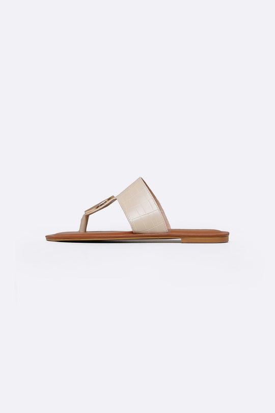 CREAM SOFT SUMMER SLIDES