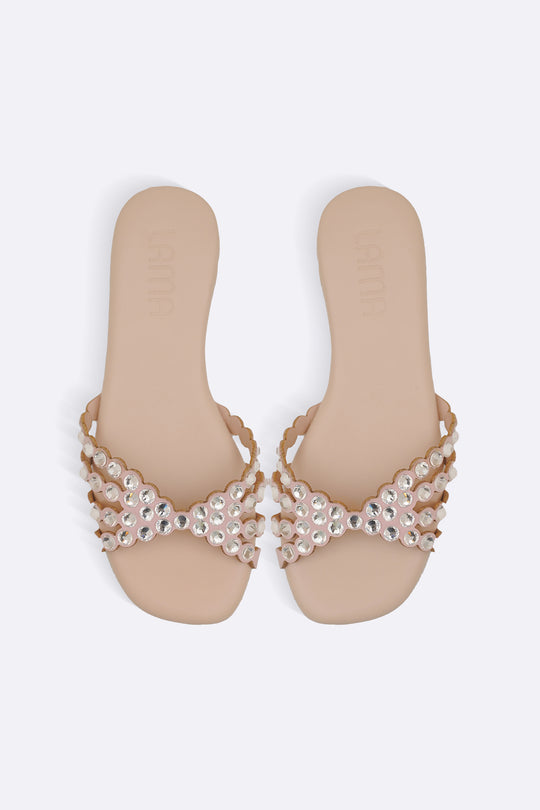 PINK CUSHIONY PARTY SLIDES