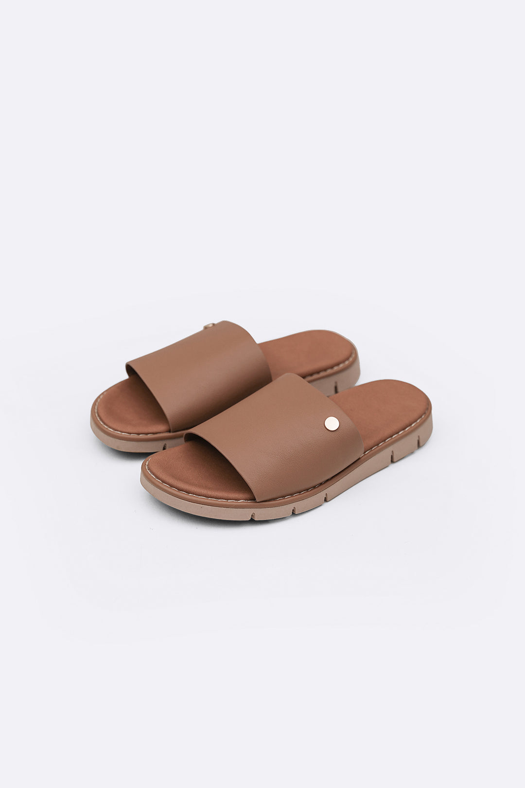 BEIGE ALL DAY MAMA SLIDES