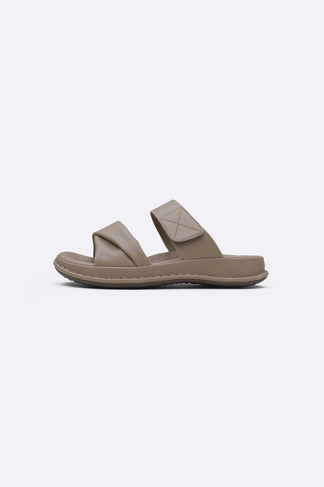 BEIGE SILK SOFT MAMA SLIDES