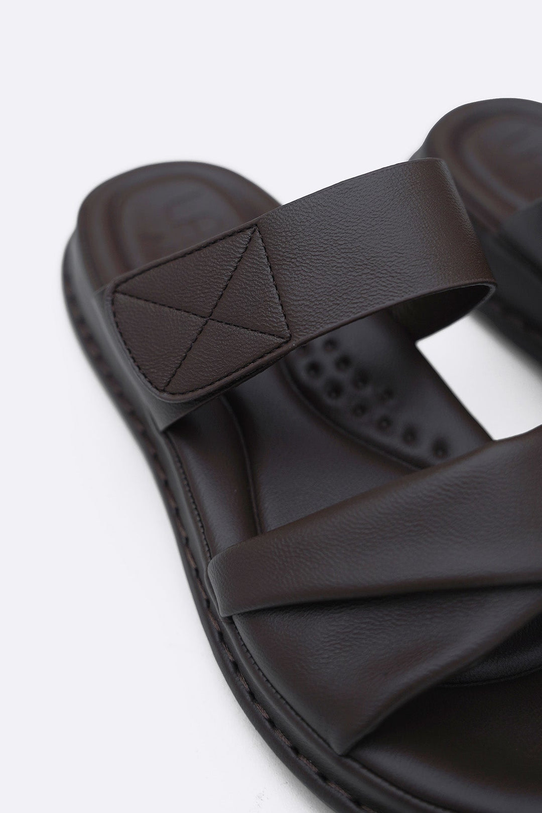 COFFEE SILK SOFT MAMA SLIDES