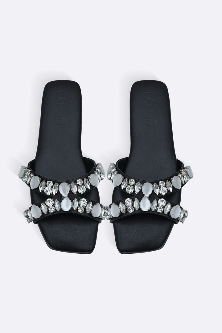 BLACK MOONSTONE SLIDES