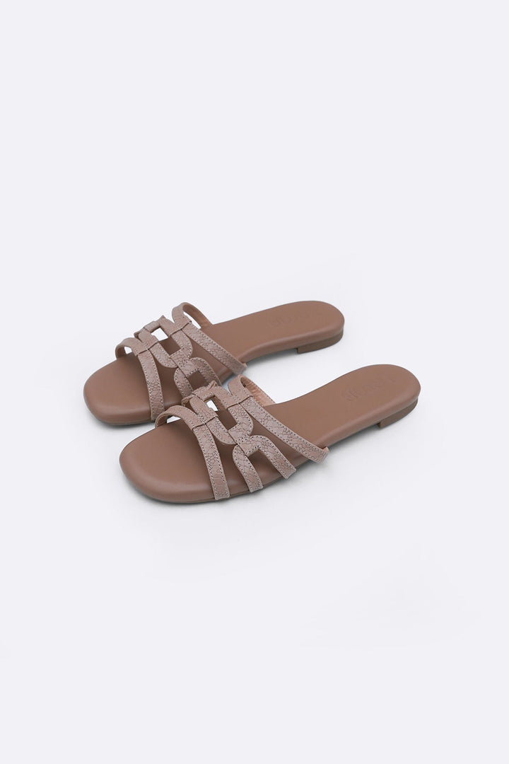 BEIGE EASY DAY SLIDES