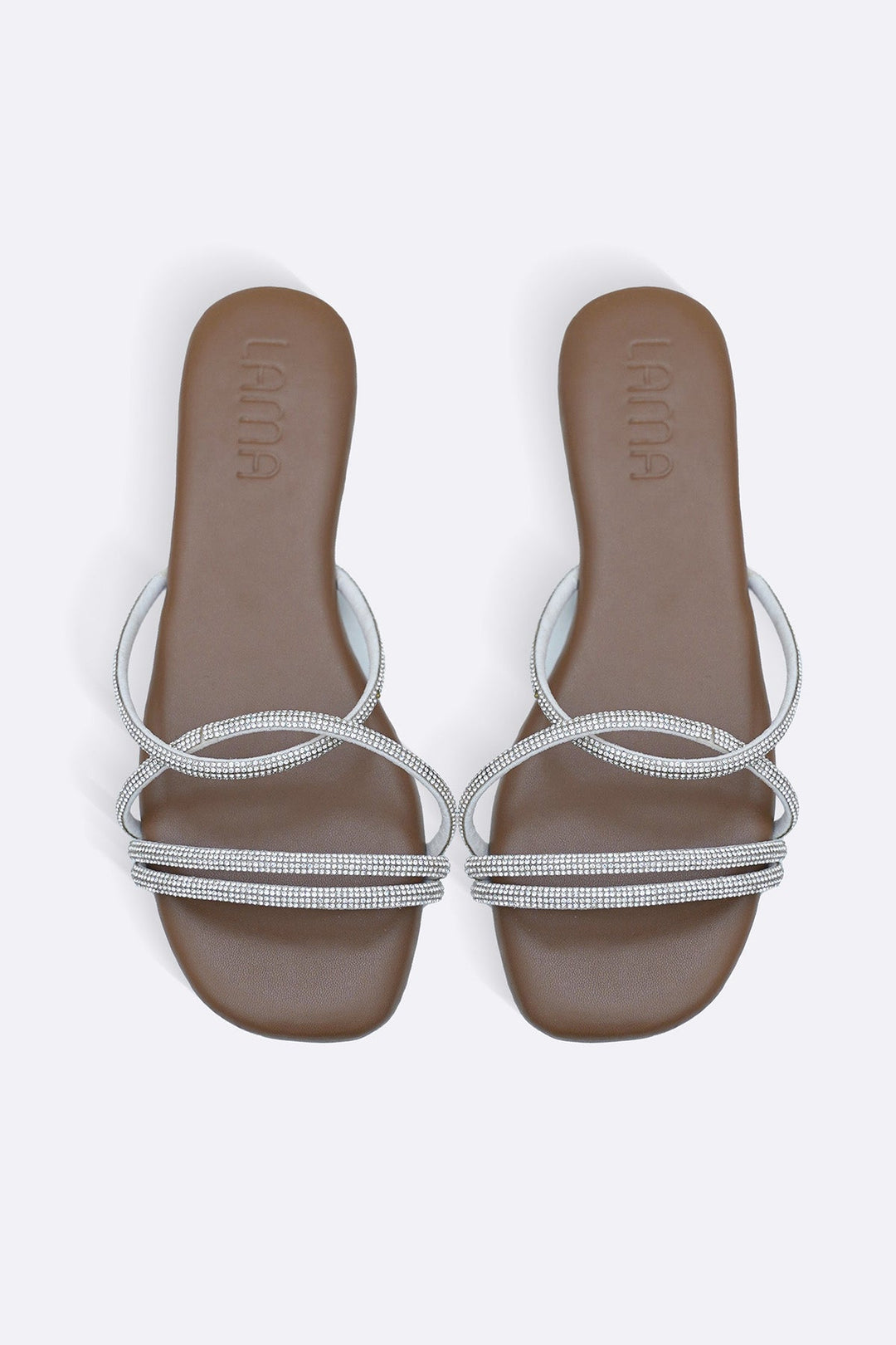 BROWN VINNY FESTIVE SLIDES