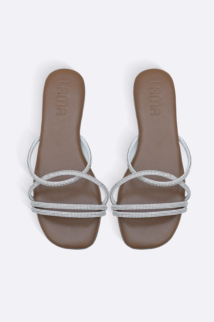 BROWN VINNY FESTIVE SLIDES