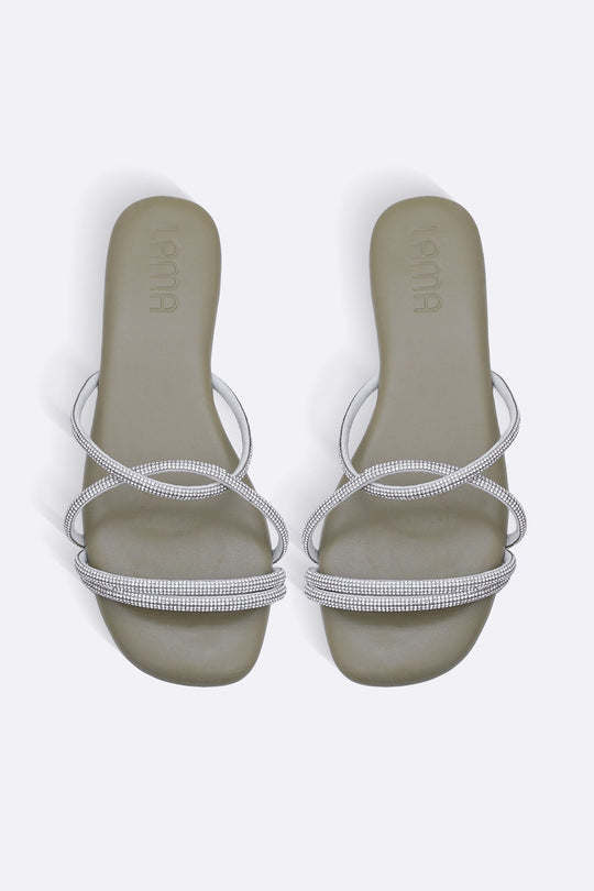 OLIVE VINNY FESTIVE SLIDES