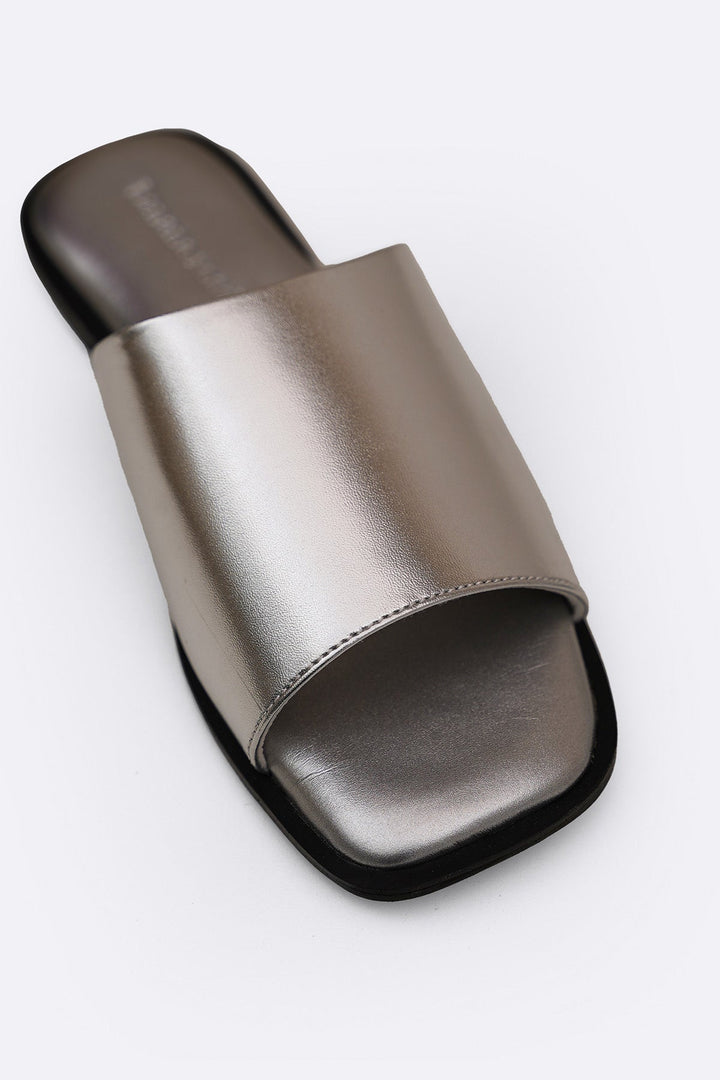 SILVER METALLIC SLIDE