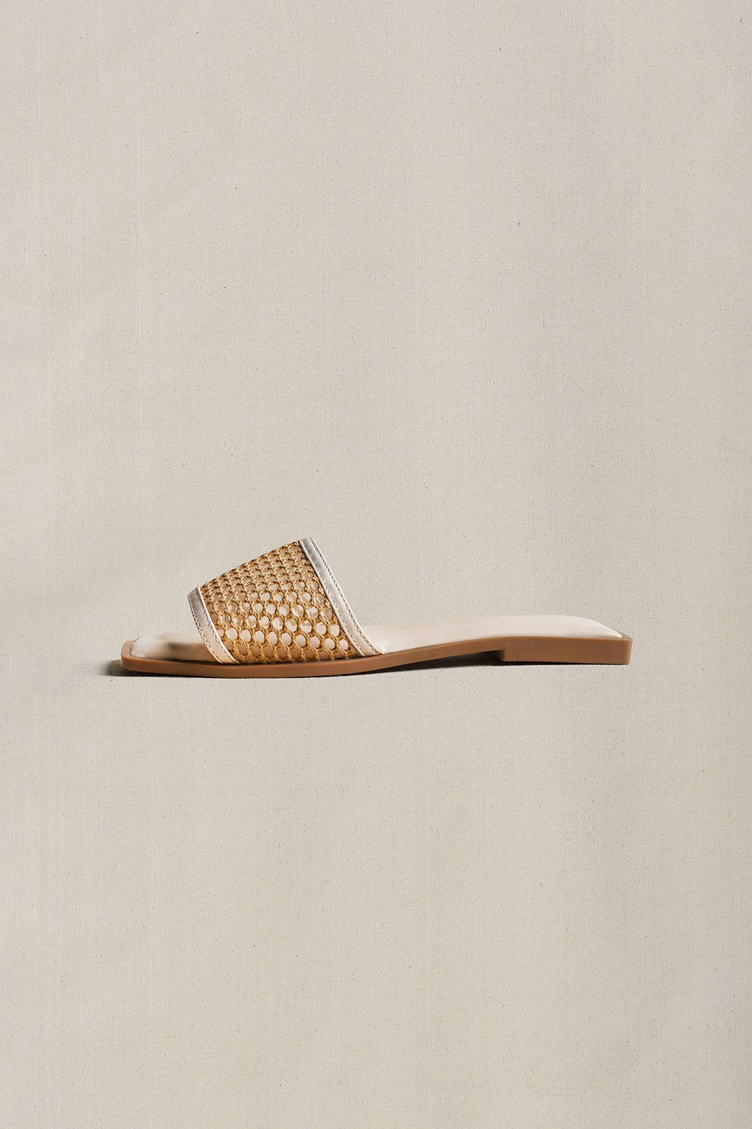 MESH SQUARE TOE SLIDE