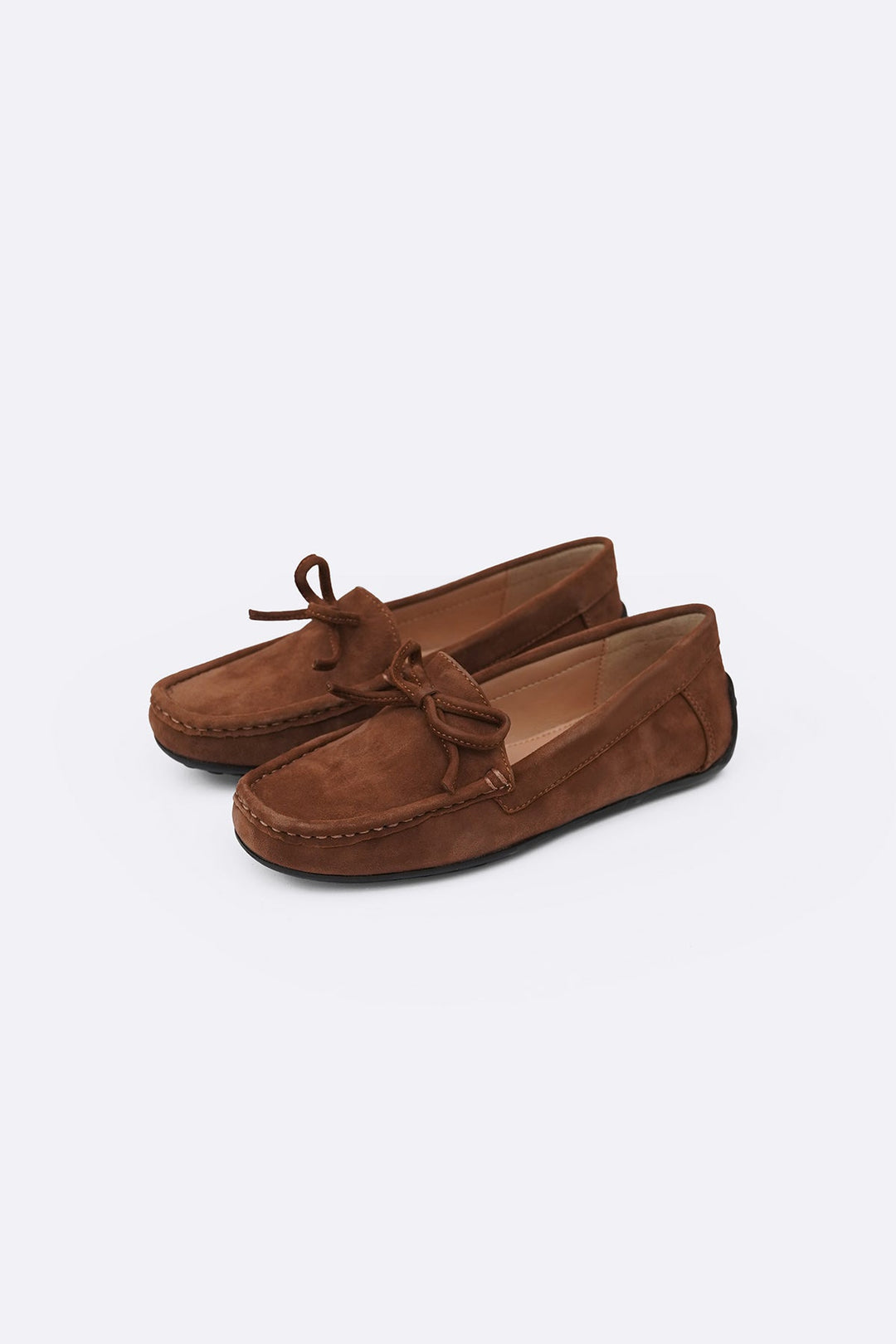 TAN REAL LEATHER LOAFERS