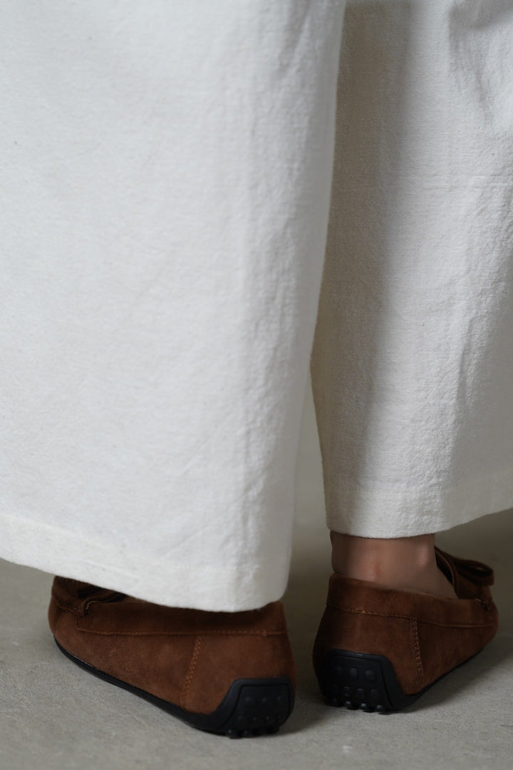 TAN REAL LEATHER LOAFERS