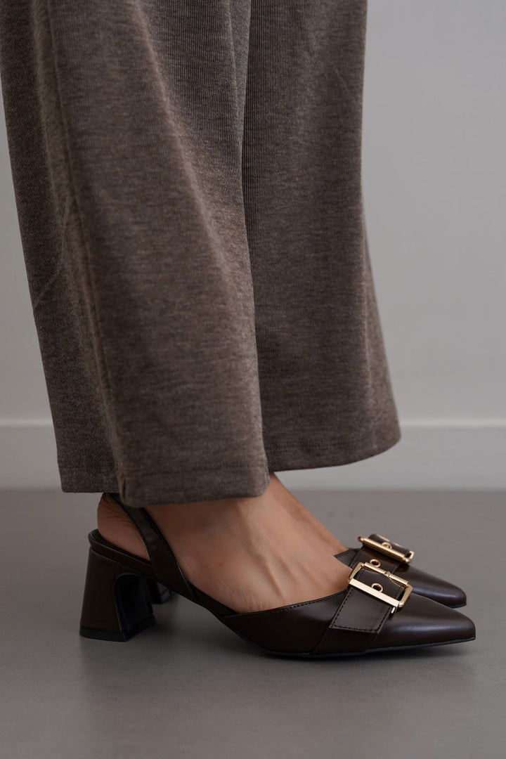 CHOCOLATE GOLD BUCKLE BLOCKS