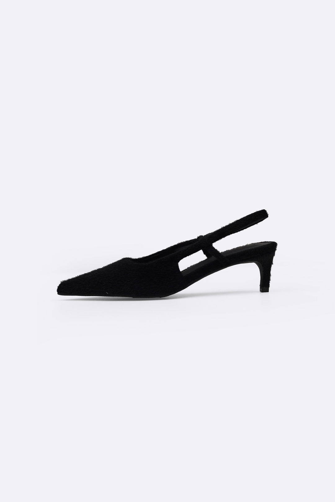 BLACK KATIE KITTY HEELS