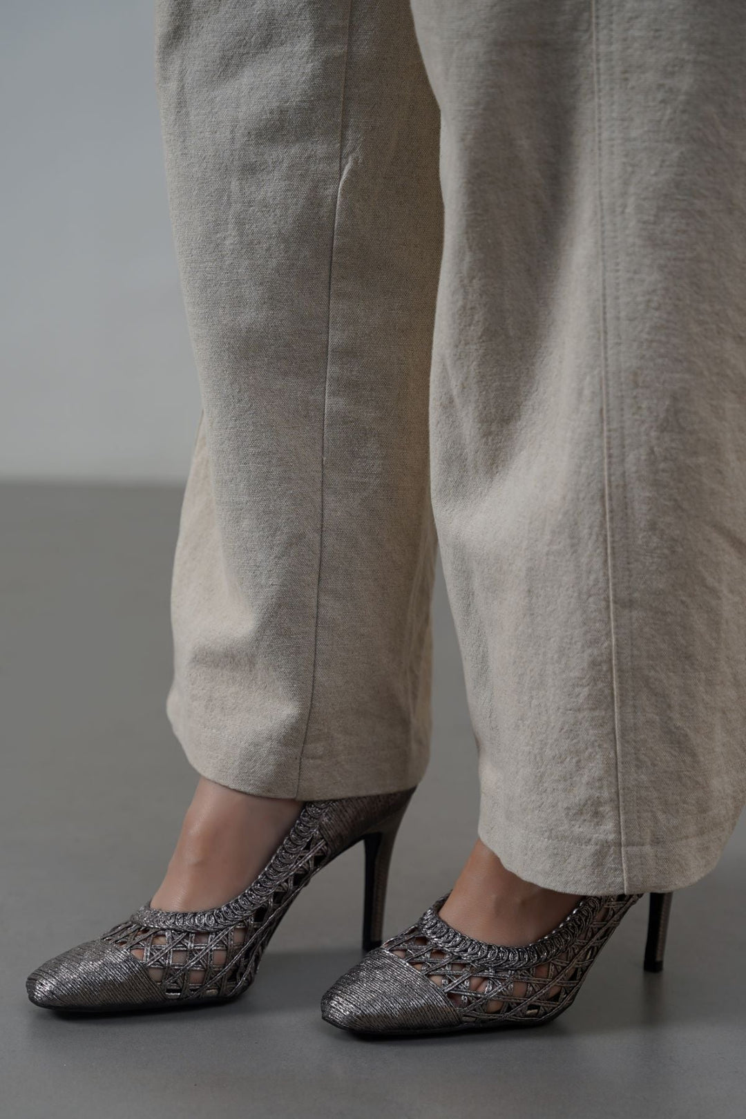 GUN WOVEN STILETTO