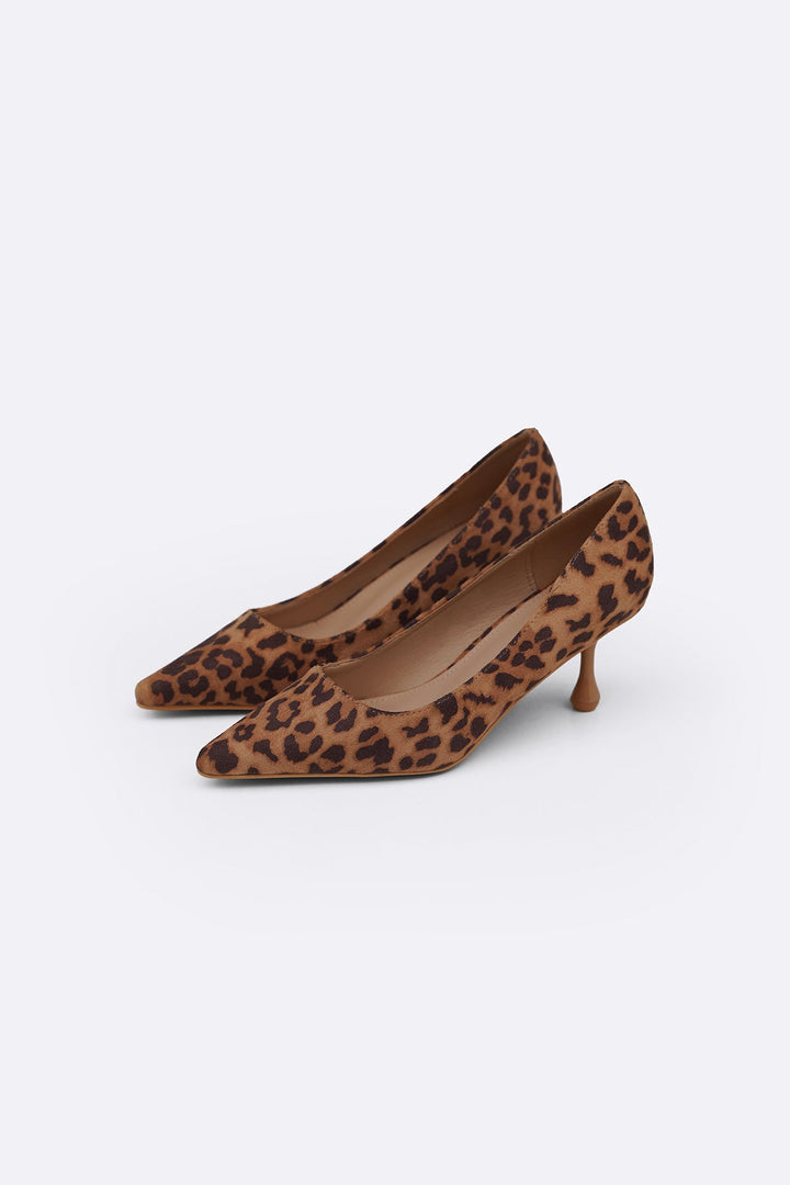 BEIGE CONGO TEAR-DROP HEELS