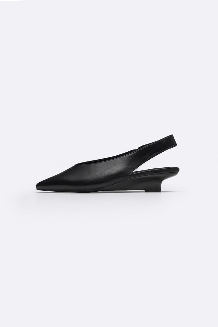 BLACK LISBON MINI WEDGE