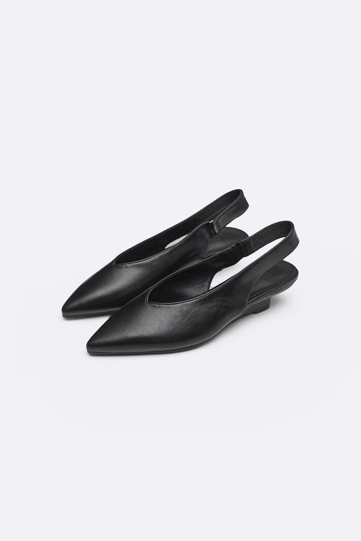 BLACK LISBON MINI WEDGE