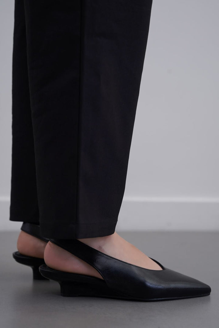 BLACK LISBON MINI WEDGE