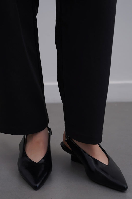 BLACK LISBON MINI WEDGE