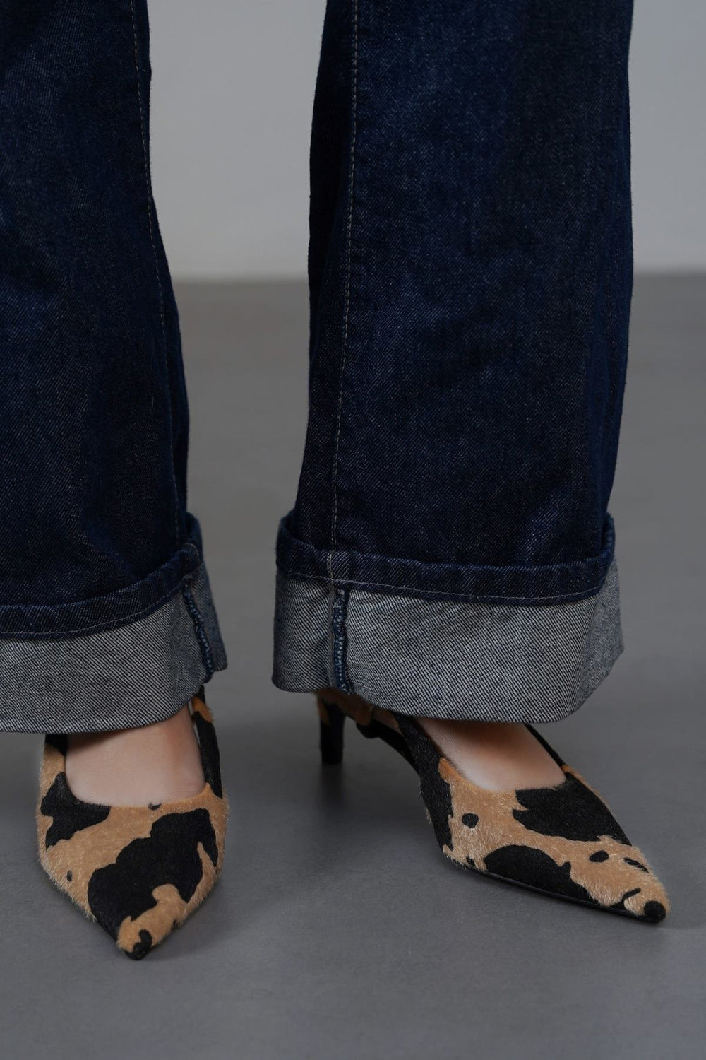 BEIGE KATIE KITTY HEELS