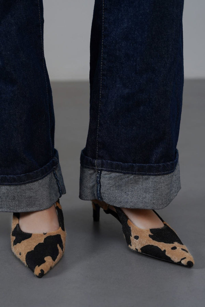 BEIGE KATIE KITTY HEELS