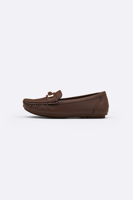 DARK TAN MAMA MOCCASINS