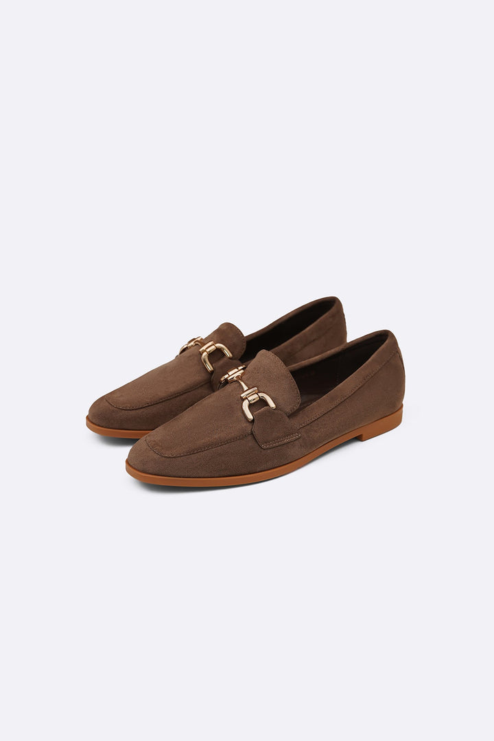 KHAKI BERKELEY BUCKLE LOAFERS