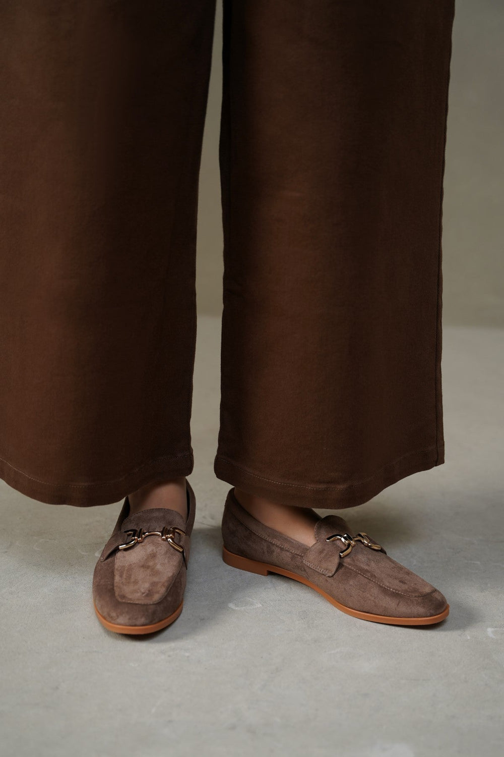 KHAKI BERKELEY BUCKLE LOAFERS