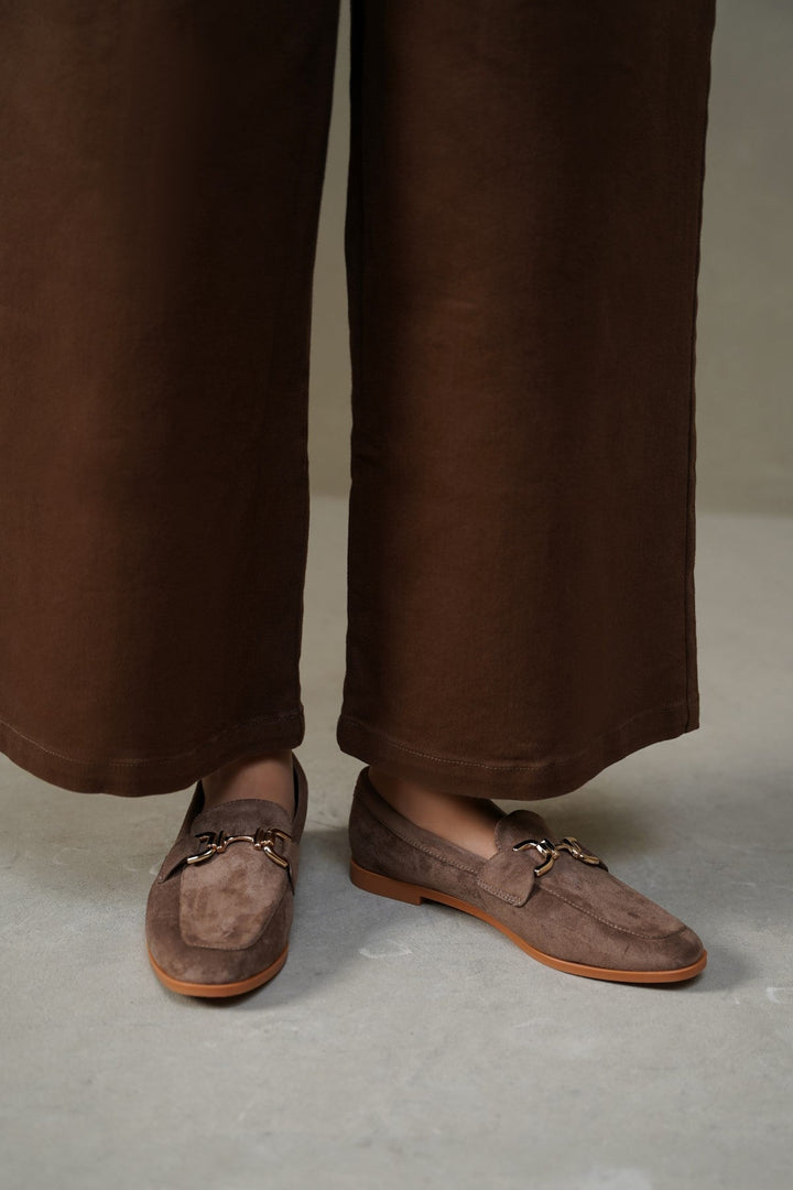 KHAKI BERKELEY BUCKLE LOAFERS