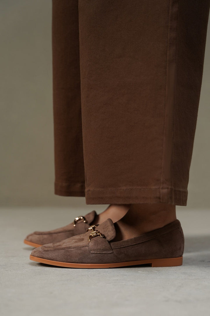 KHAKI BERKELEY BUCKLE LOAFERS