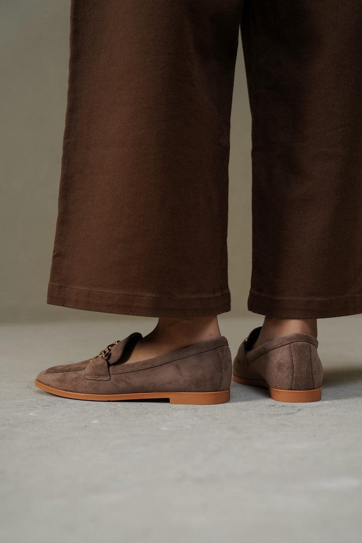 KHAKI BERKELEY BUCKLE LOAFERS