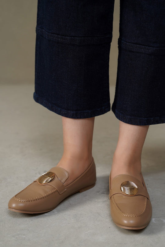 KHAKI EBURY LOAFERS