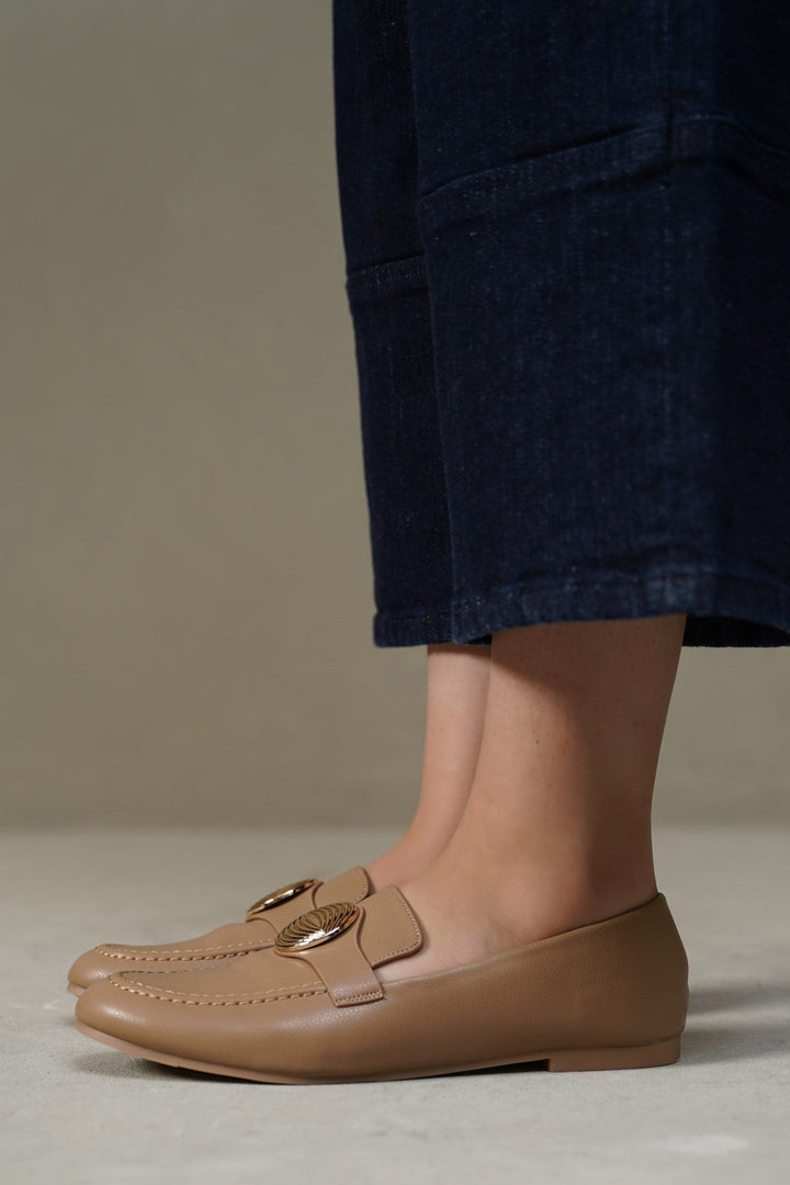 KHAKI EBURY LOAFERS