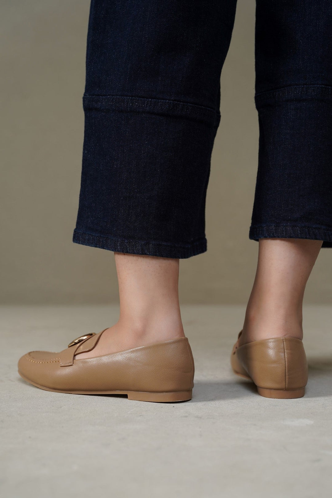 KHAKI EBURY LOAFERS