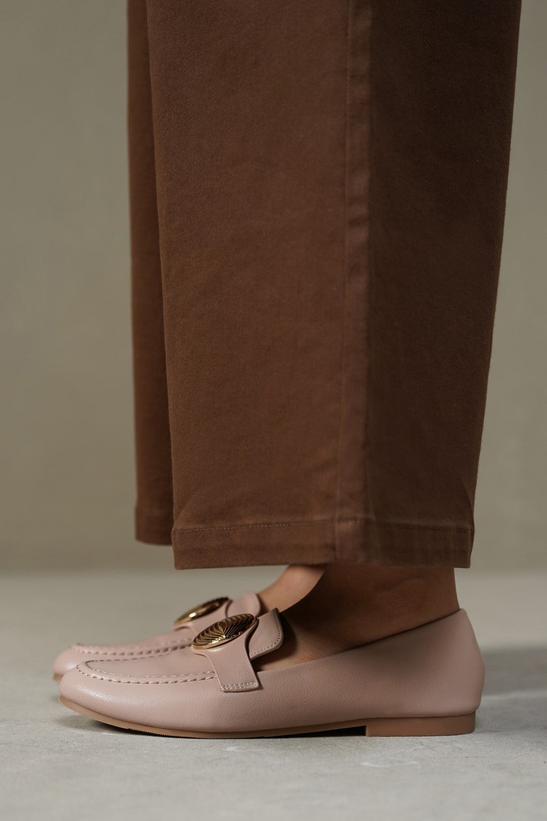 PINK EBURY LOAFERS