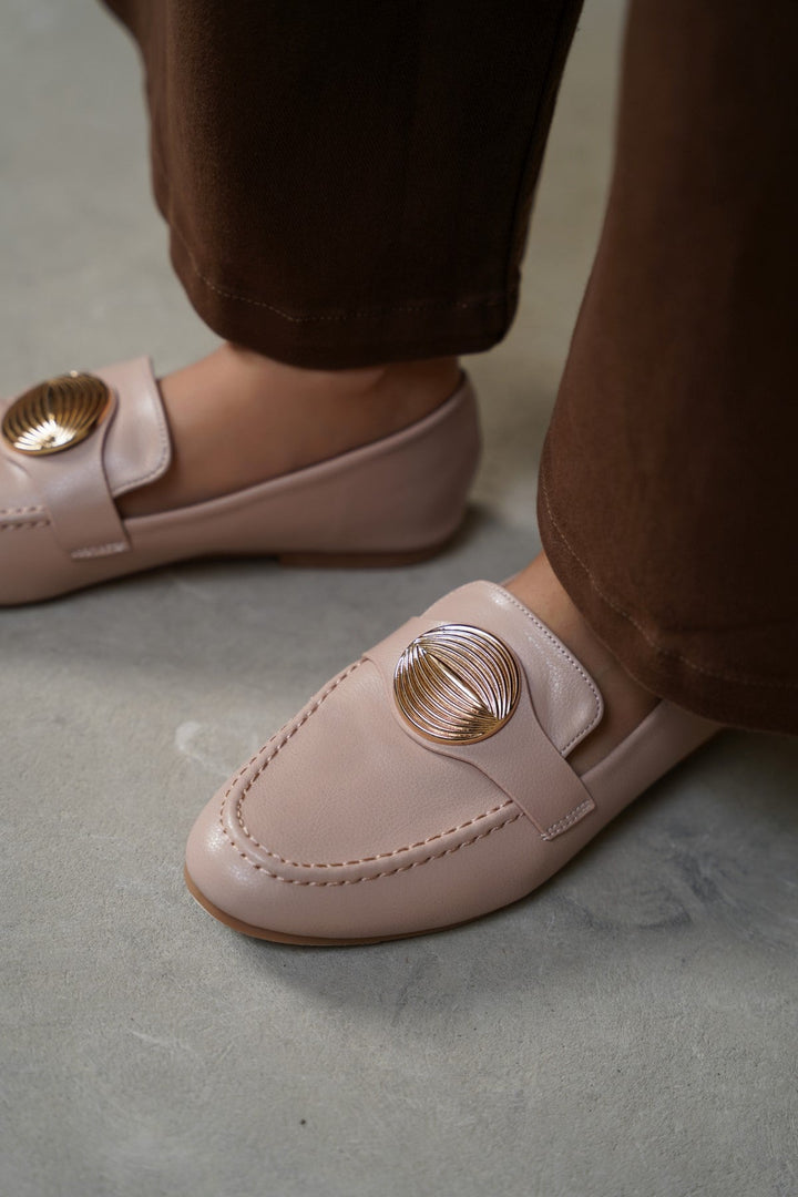 PINK EBURY LOAFERS