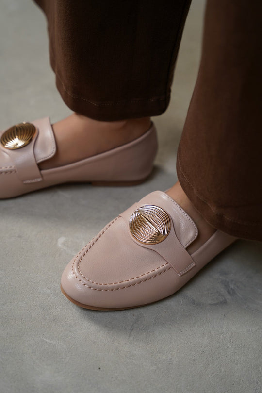 PINK EBURY LOAFERS