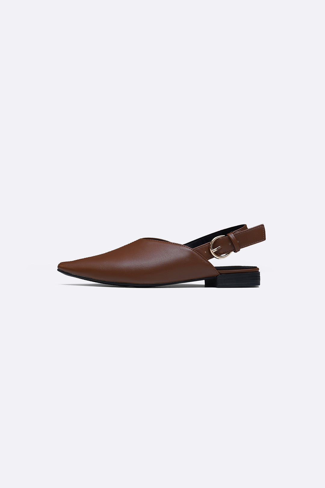 TAN SLINGBACK MULES