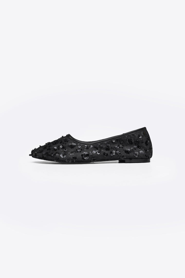 BLACK CONFETTI PUMPS