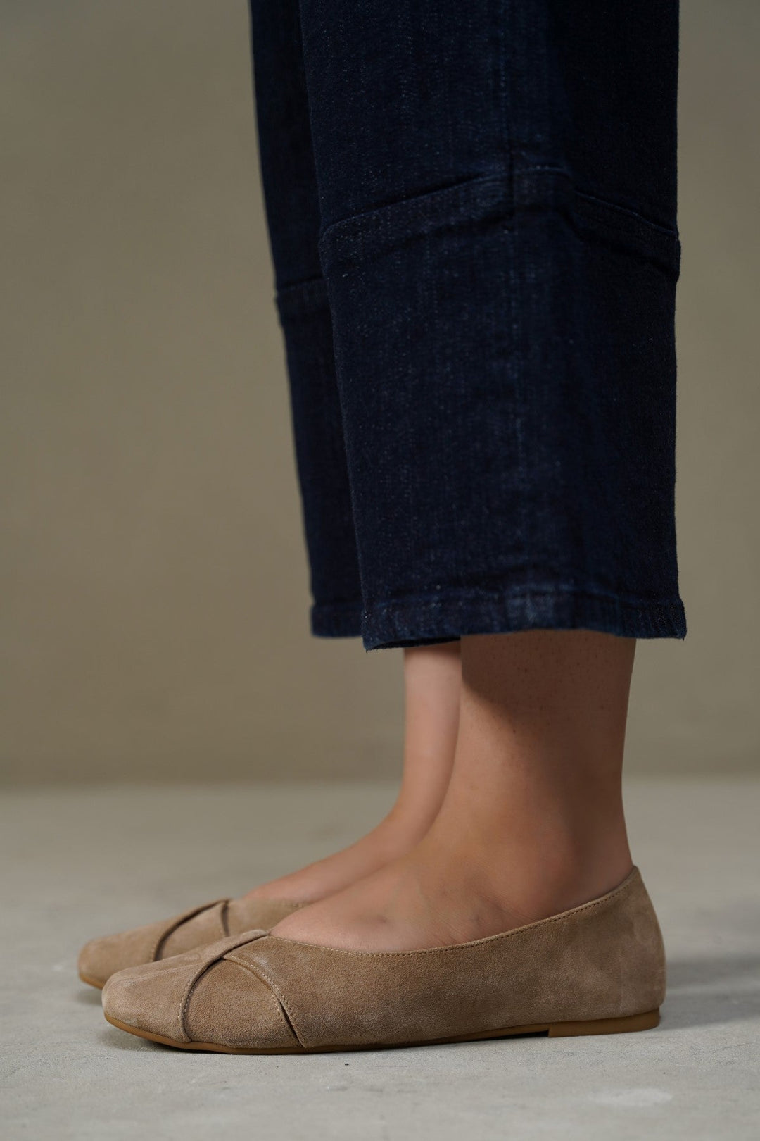 SAND COLETTE LEATHER PUMPS