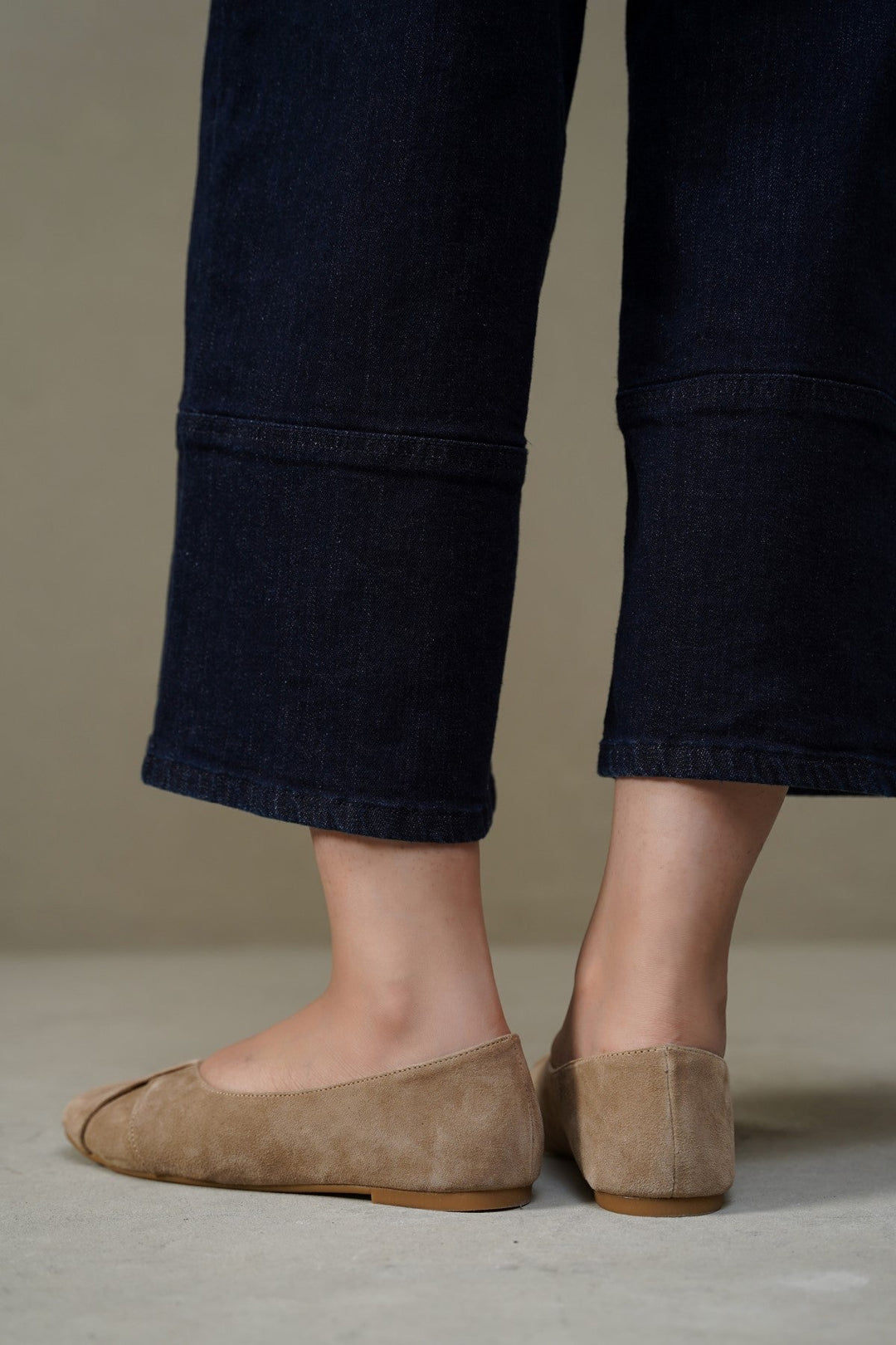 SAND COLETTE LEATHER PUMPS