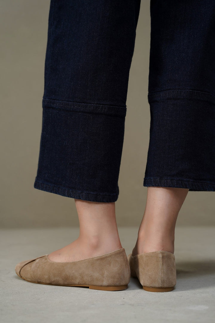 SAND COLETTE LEATHER PUMPS