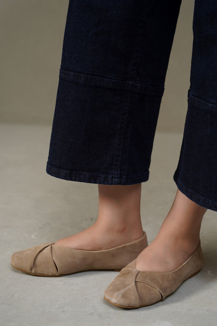 SAND COLETTE LEATHER PUMPS